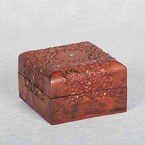 Kashmiri Square Wood Box 1