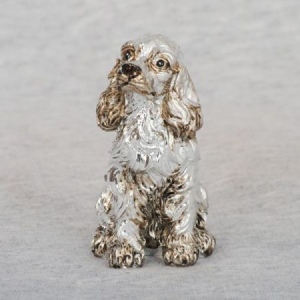 Cute Puppy Dog Polyresin Figurine