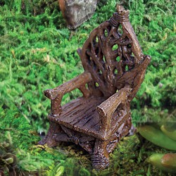 Miniature Fairy Woodland Fairy Throne