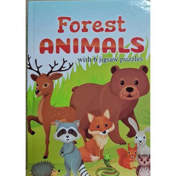 Kids Puzzle | Book | Forest Animals Jigsaw Puzzle Kids