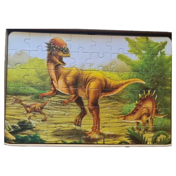 Zigzag Puzzle Cartoon Dino 3