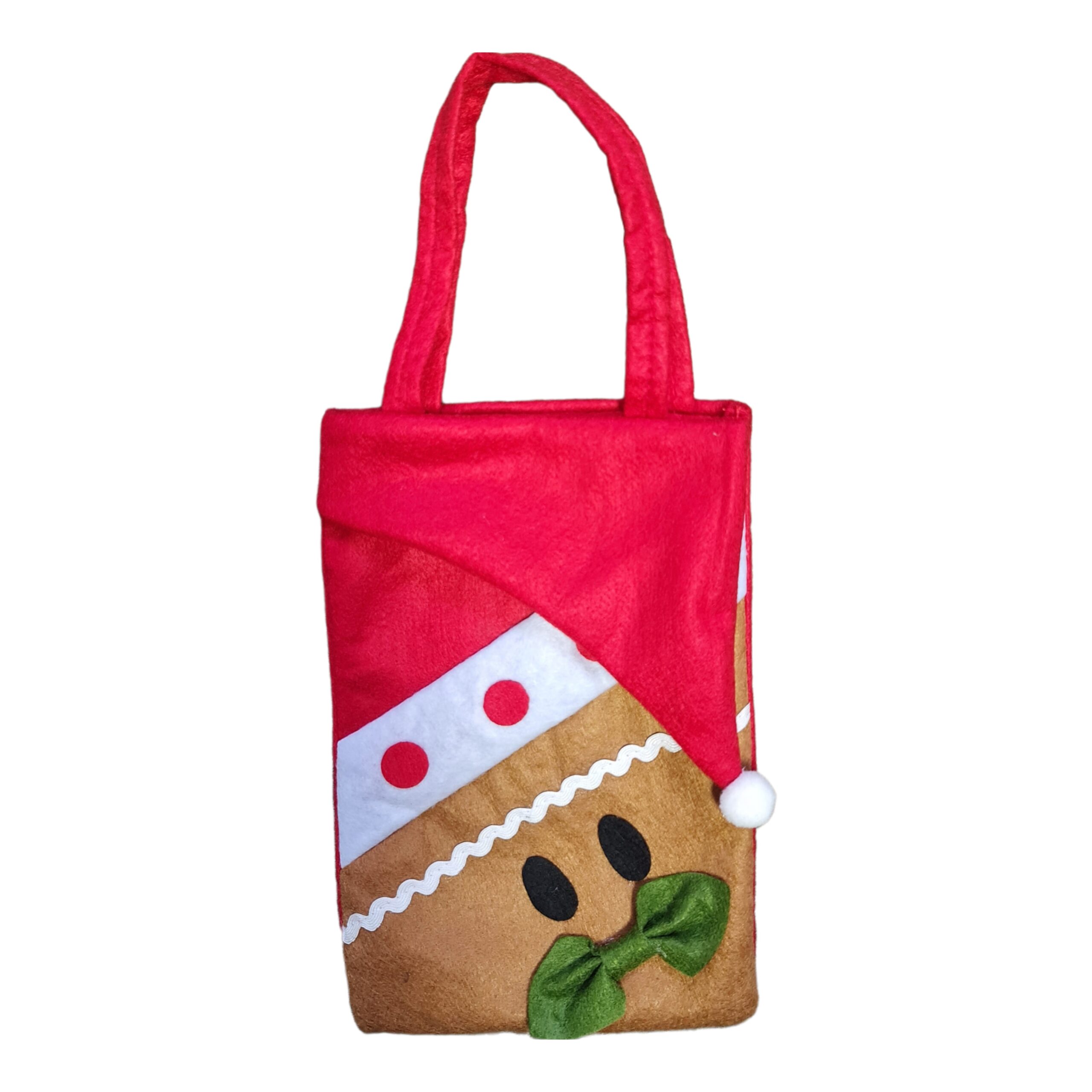 Christmas Treat Bag | Gingerbread Man Christmas bag
