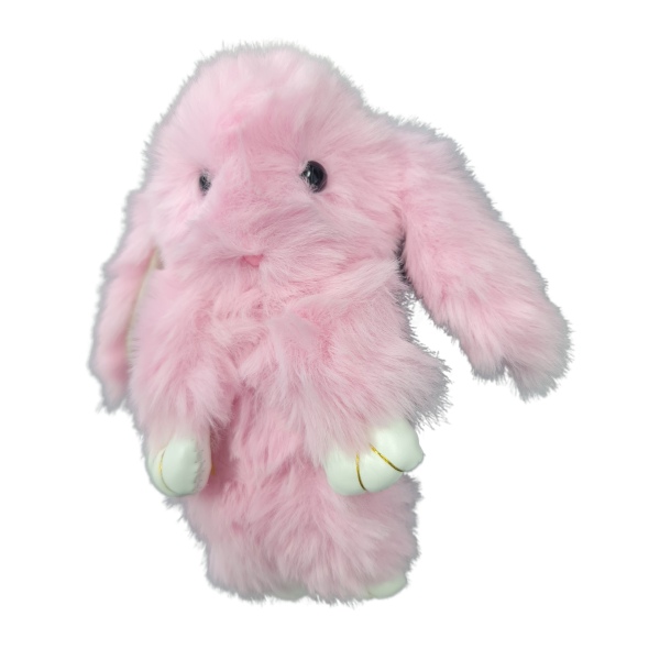 Bunny Keyring Pink Left