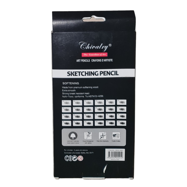 Sketcing Pencil Set Back