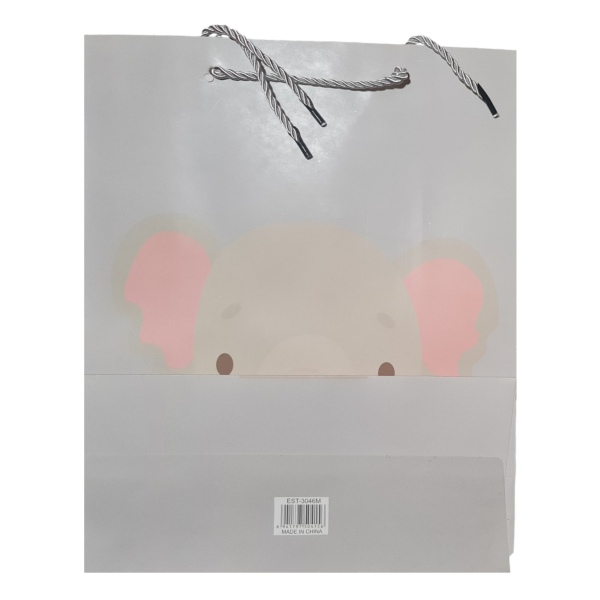 paper gift bag cartoon elephant back