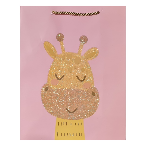 paper gift bag cartoon giraffe
