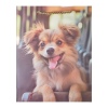 paper gift bag papillon dog