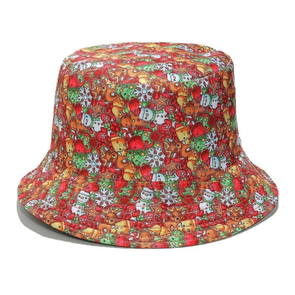 Bucket Hat Xmas Snowmen and Animals hat