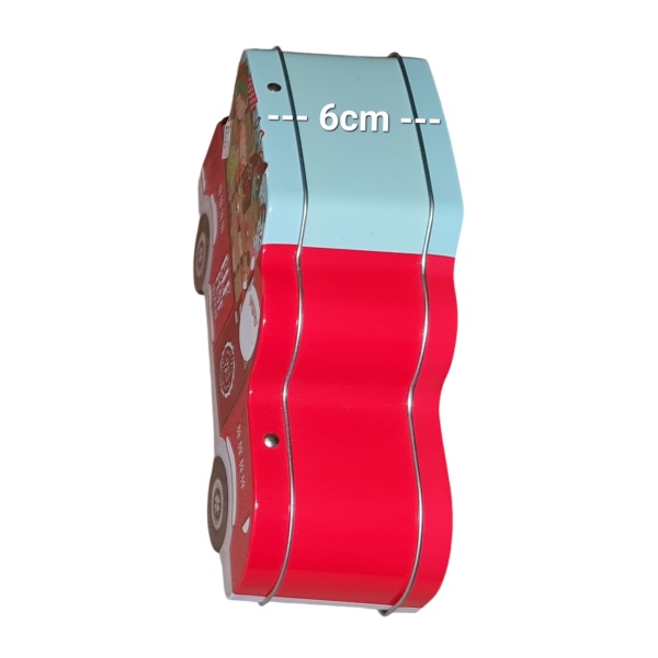 Christmas Car Candy Tin Gift Box Side