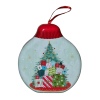 Christmas Metal Tin Containers Bauble Xmas Tree and Gifts Tin Container