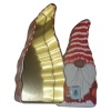 Christmas Metal Tin Containers Gnome Open