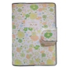 Notebook A7 Flowers Green journal