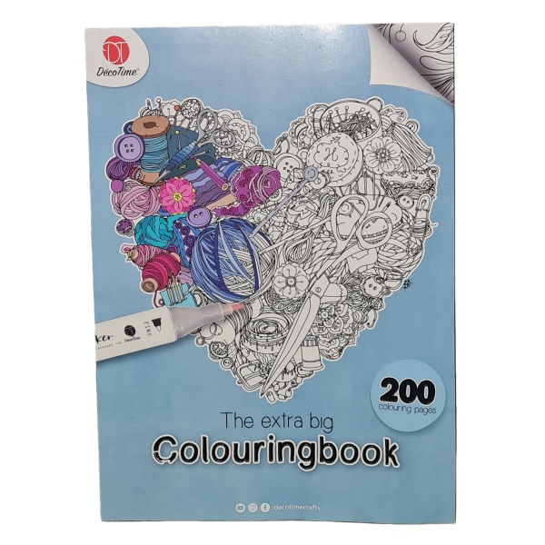 The Extra Big Colouring Book Colour in book