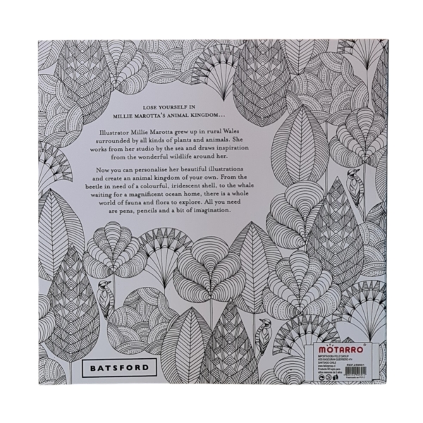 Colouring Books - 24 pages - Animal Kingdom Back Adult Coloring Book
