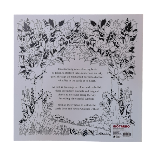 Colouring Books - 24 pages - Enchanted Fores Back