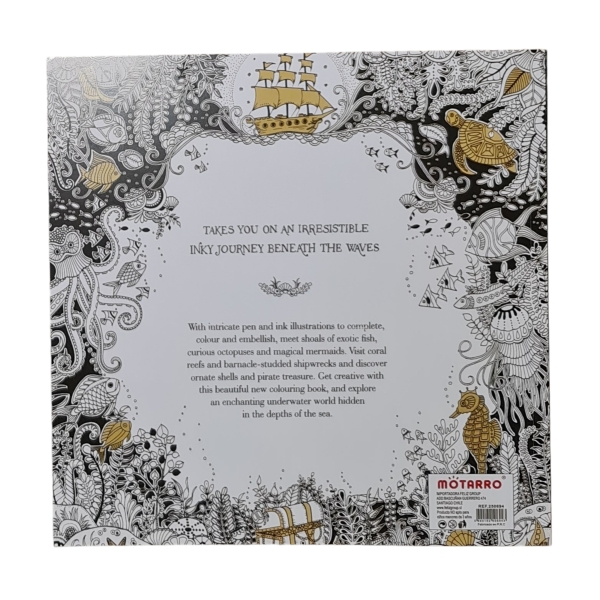 Colouring Books - 24 pages - Lost Ocean Back