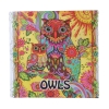 Colouring Books - 24 pages - Owls Adult Coloring Book