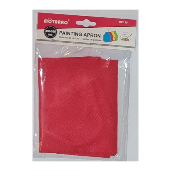 Kids Painting Apron - Red Kids Apron