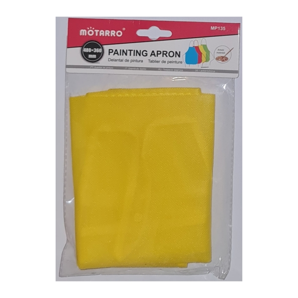 Kids Painting Apron - Yellow Kids Apron