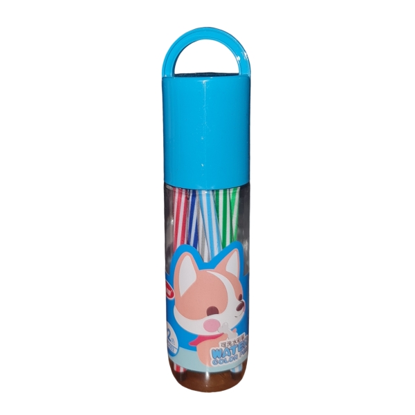 12 Multicolour Water Pen Set Multicolour Water Pen Set with Holder