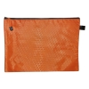 A4 Zipper Bag Orange A4 Waterproof Zipper Book Bag