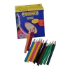 New Elite Coloured Pencils Half Length Open Coloured Pencils Half Size