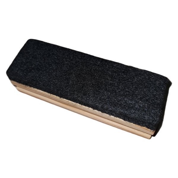 Wooden Board Eraser Black Felt