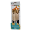 Boyix Artist Filbert Tip Paintbrushes 6 pieces Filbert Tip Paintbrushes
