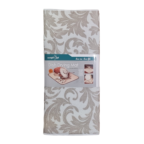 Dish Drying Mat Beige Dish Drying Mat