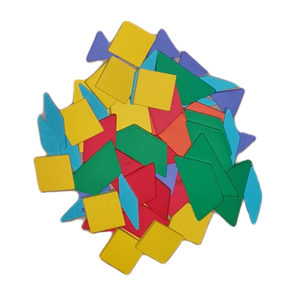 Colourful Block Buddies Wood Blocks