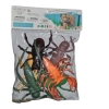 Insect Plastic Toy Set Large Back Insect Figurine Set