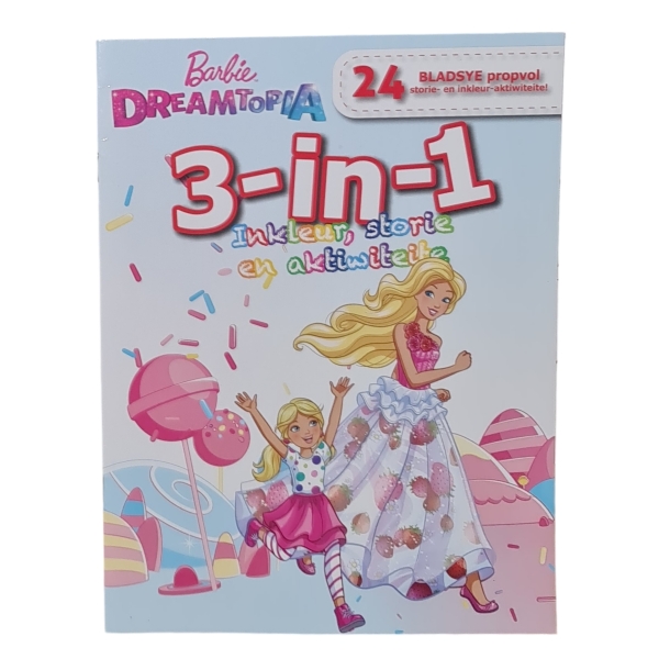 Barbie Dreamtopia 3-in-1 Book Activity Book