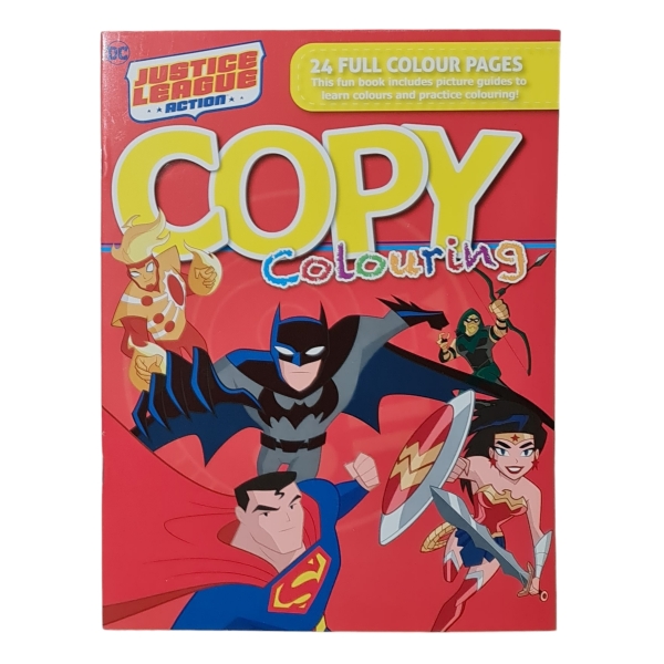 Justice League Action Copy Colouring Book Colouring book