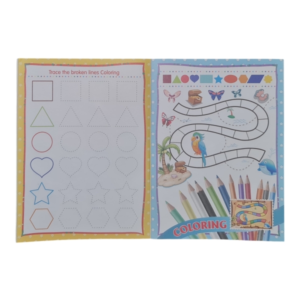 Kids Edu Sticker Book_Colours and Shapes Sample