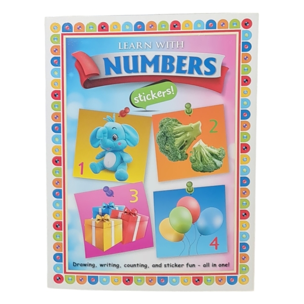 Kids Edu Sticker Book_Numbers Sticker Book