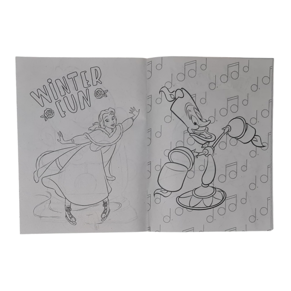 Playtime Bumper Pack Disney Princess Colouring Sample