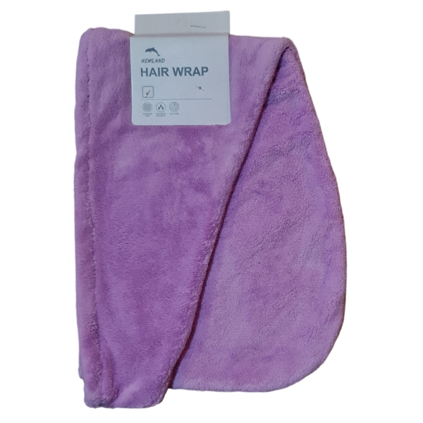 Bath Hair Wrap Purple hair wrap