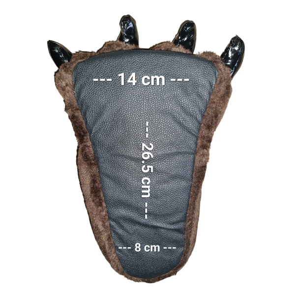 Claw Slippers Brown Size