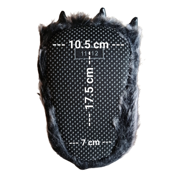 Claw Slippers Hairy Size Slippers