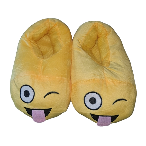 Emoji Slippers Wink Slippers