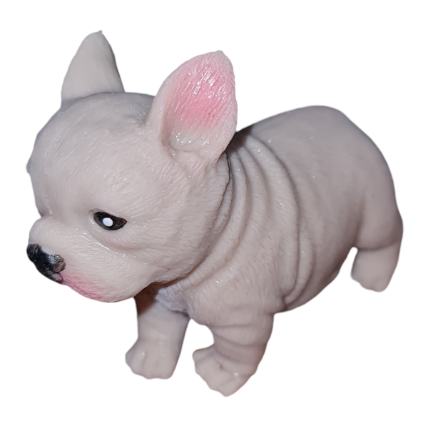 QBaBe Soft Stretchy French Bulldog Toy Beige 1 Fidget Toy