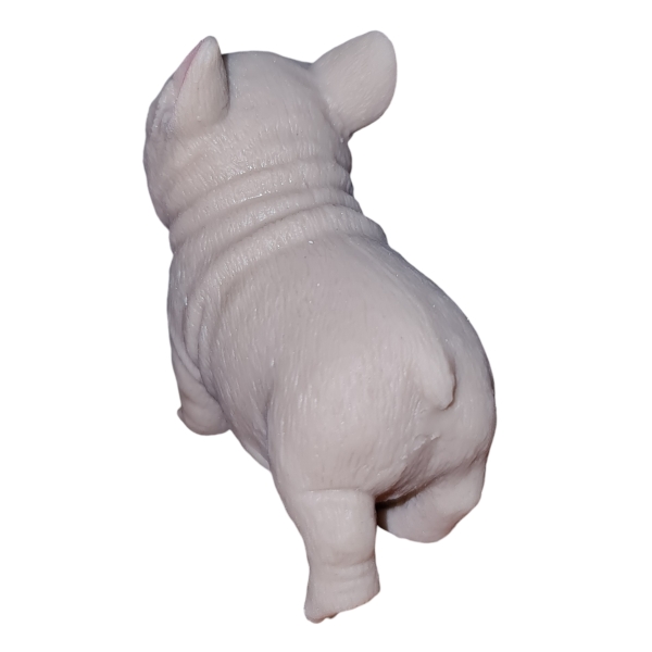 QBaBe Soft Stretchy French Bulldog Toy Beige 3