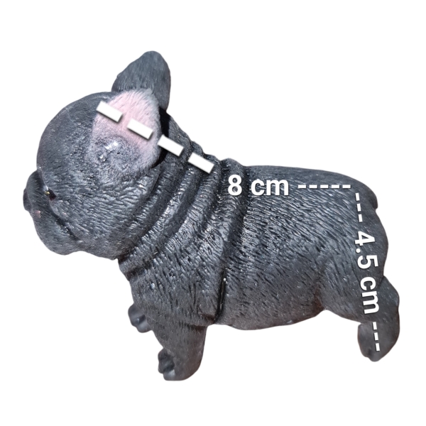 QBaBe Soft Stretchy French Bulldog Toy Black 0