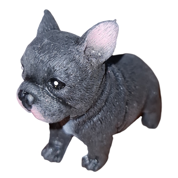 QBaBe Soft Stretchy French Bulldog Toy Black 1 Sensory Toy