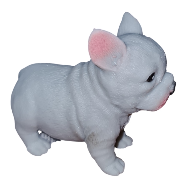 QBaBe Soft Stretchy French Bulldog Toy Grey 4