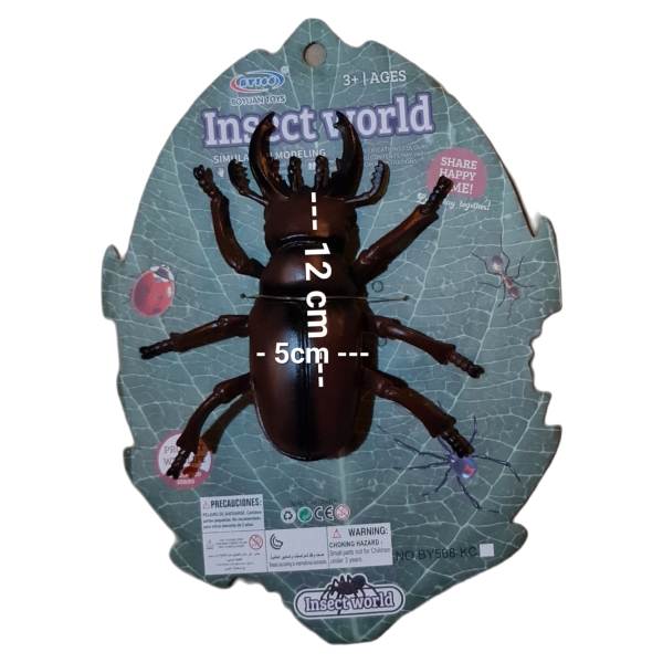 Realistic Insect Toy Beetle Size
