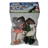 6 piece Bird Figurine Set Excl Ostrich Bird Play Set