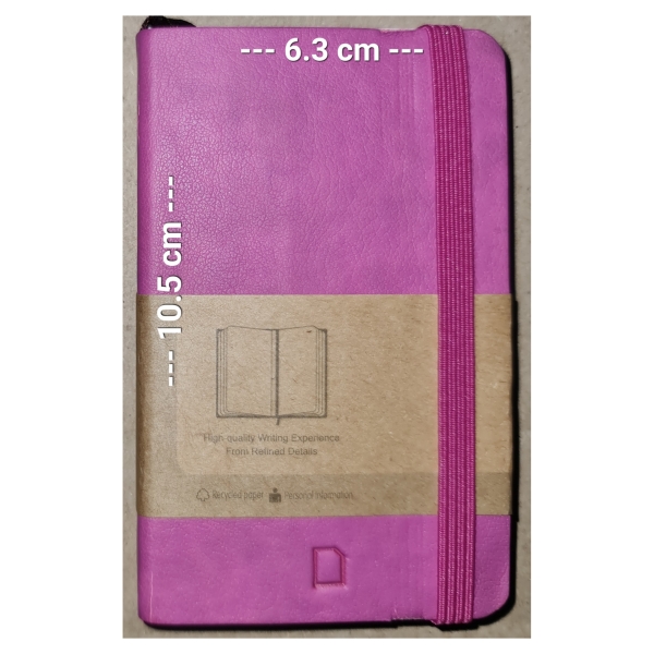 A7 Solid Colour Notebook Size A7 Notebook