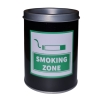 Ashtray Tin Tub Smoking Zone Ashtray