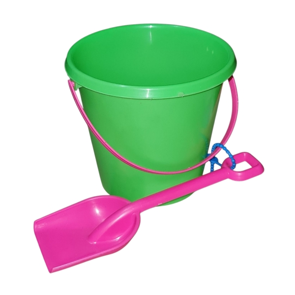 Beach Bucket with Spade Set Green Beach Bucket Set
